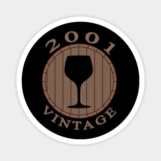 Wine Lover Birthday 2001 Magnet